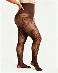 Lace Floral-Brown