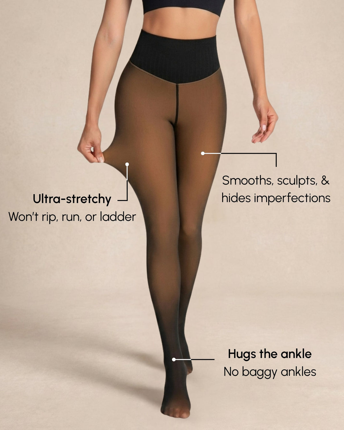 Viral One-Seam Shaping Fleece Leggings