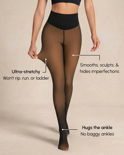 Viral One-Seam Shaping Fleece Leggings